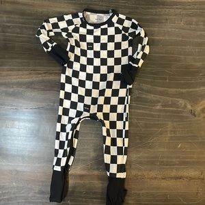 Little Sleepies 3-6 month Crescent Zippie